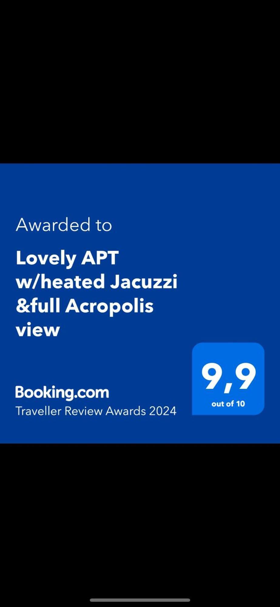 Lovely Apt W/Heated Jacuzzi &Full Acropolis View Atene Esterno foto