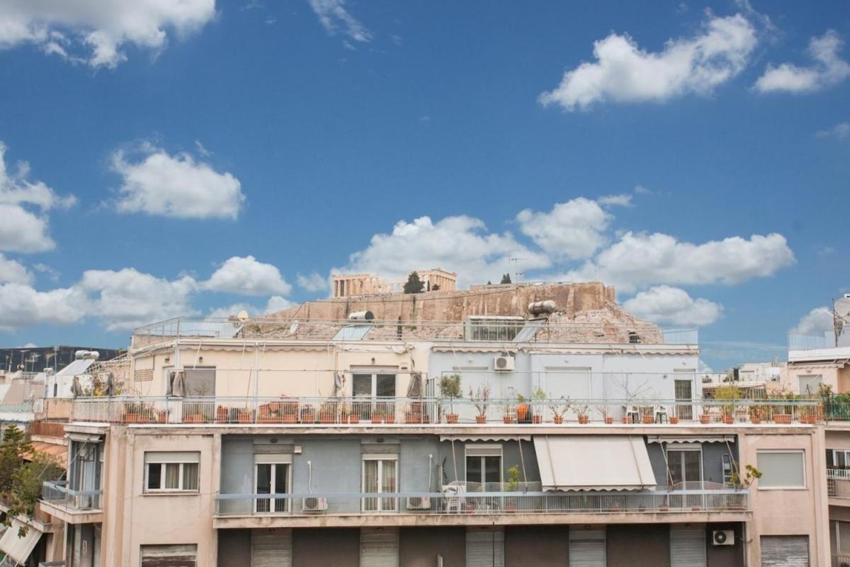 Lovely Apt W/Heated Jacuzzi &Full Acropolis View Atene Esterno foto