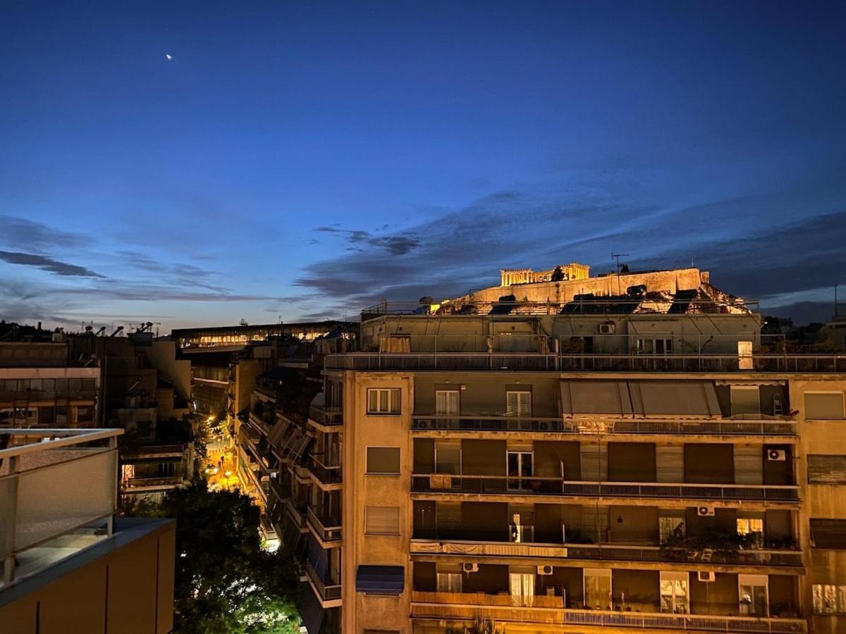 Lovely Apt W/Heated Jacuzzi &Full Acropolis View Atene Esterno foto